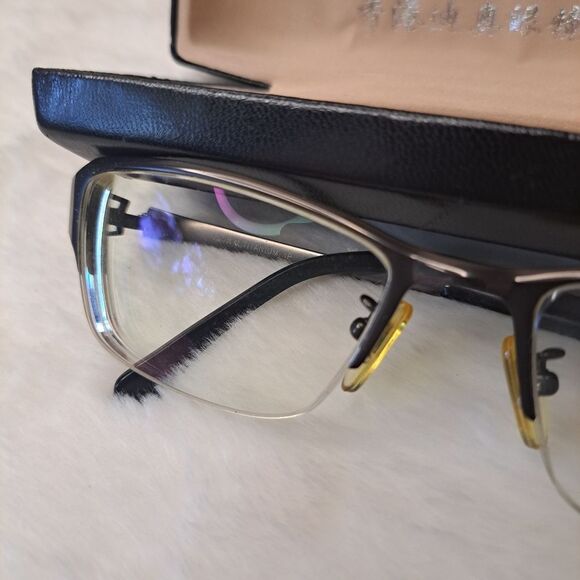 DIOR Vintage Eyewear for Men  (Prescribed) & Leather Case Chic 80's - Picture 13 of 14